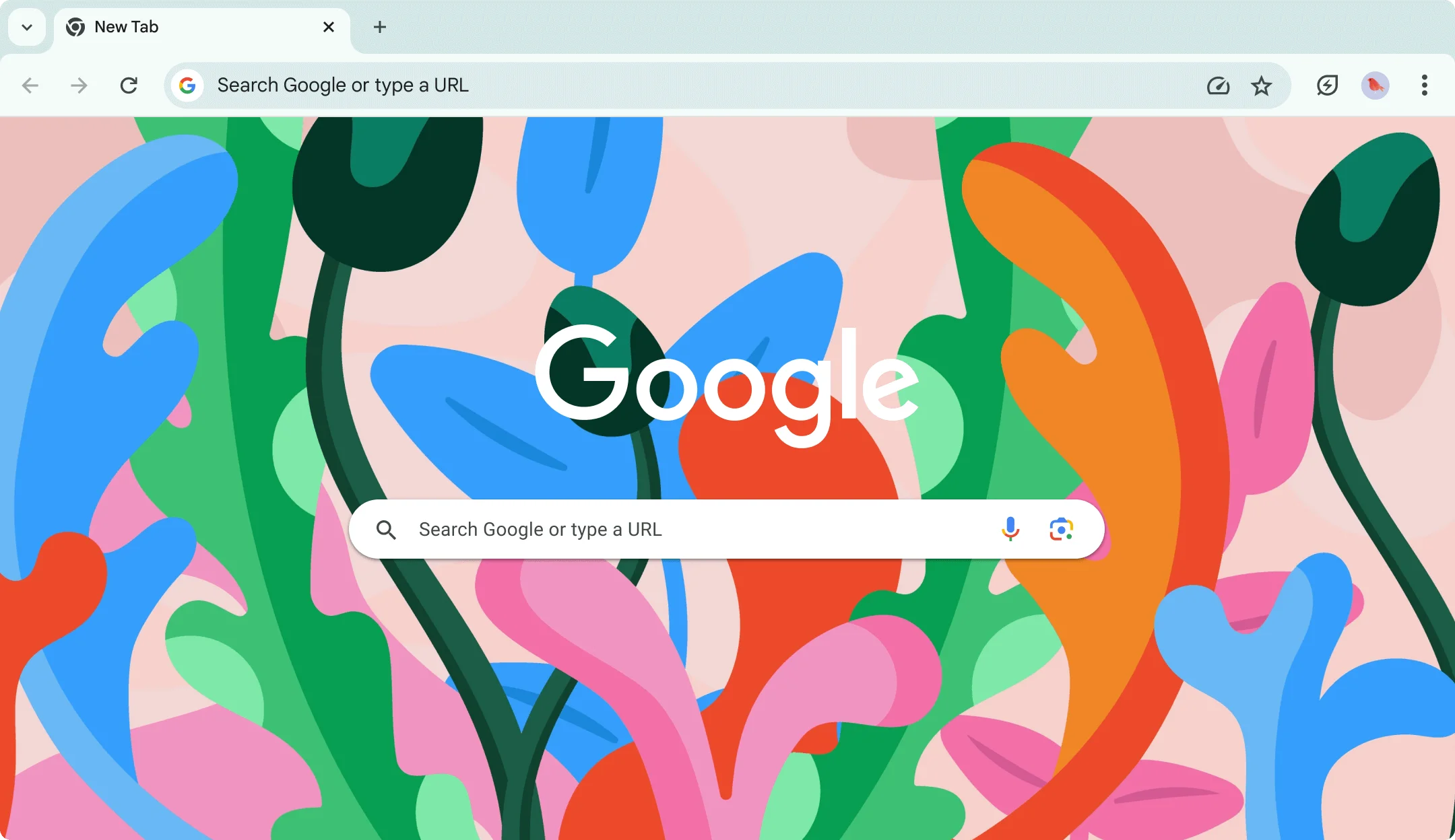 Google Chrome 官方品牌落地页主视觉海报